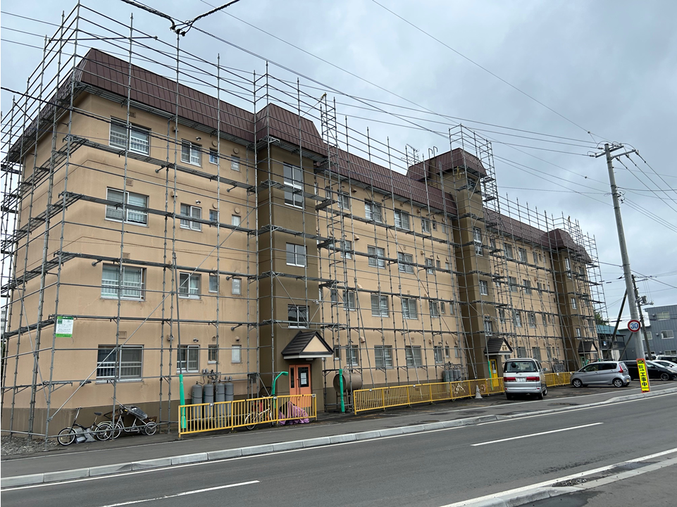 戸建住宅足場画像